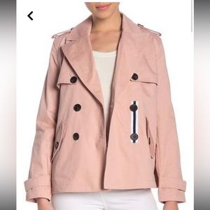 BCBGeneration Missy Short Double Breasted Trench